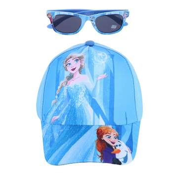 Textiel Trade Girls Frozen Baseball Cap with Sunglasses Set