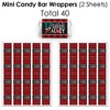 Big Dot of Happiness Christmas Pajamas - Holiday Plaid PJ Party Candy Favor Sticker Kit - 304 Pieces - 3 of 4