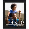 PosterPalooza | Photo Size Modernist Black Picture Frame - UV Acrylic, Foam Board Backing, Hanging Hardware - 2 of 4
