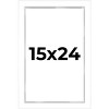 PosterPalooza | Modern Shadow Box 1" Depth White Picture Frame - UV Acrylic, Backing, Hanging Hardware - 2 of 4