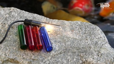 Compact White Submersible Halogen Landscape Light with Transformer