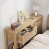 Farmhouse Entryway Table, 43 Inch Wood Console Table with 2 Drawers, 2 Tier Sofa Table with Storage for Living Room, Foyer Tables for Entryway - 4 of 4