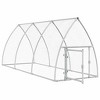 vidaXL Chicken Cage Silver Galvanized Steel Large Durable Chicken Cage - 118.1" x 41.3" x 47.2" - 4 of 4