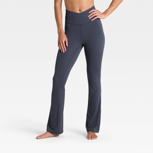 Women's Everyday Soft Crossover Flare Leggings - All In Motion™ - 1 of 4