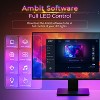 Fosmon 4.9ft LED Monitor Backlight, RGB Gaming Light Bar, USB Powered LED Light Strap, Enhanced Color Matching Immersive Lighting for Games/Movies - 4 of 4