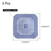 Unique Bargains Shower Drain Hair Catcher Round and Convex Drain Cover Silicone Strainer Hair Stopper - 2 of 4