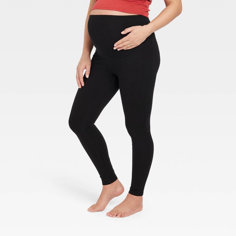 Cotton Knit Maternity Leggings - Isabel Maternity by Ingrid & Isabel™, 1 of 6
