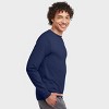 Hanes Essentials Men's Cotton Long Sleeve T-Shirt, Value 4-Pack - 4 of 4