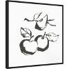 Amanti Art Apples BW by Chris Paschke Canvas Wall Art Print Framed 22 x 22-in. - 3 of 4