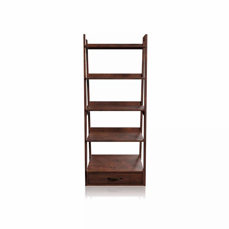 24/7 Shop At Home Juncus 5 Tiered Ladder Bookcase  , 5 of 7
