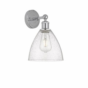 Bristol Glass - 1 Light Wall Sconce In Industrial Style-12 Inches Tall and 7.5 Inches Wide - 1 of 1