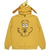 Seven Times Six Dr Seuss Men's The Grinch Max The Dog Face Christmas Zip Up Hoodie Sweatshirt Multicoloured - 2 of 4
