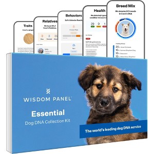 Wisdom Panel Premium Dog DNA Kit:Most Comprehensive with 265+ Health Tests,Identify 365+Dog Breeds,50+ Traits,Relatives,Ancestry,Genetic Diversity - 1 of 4