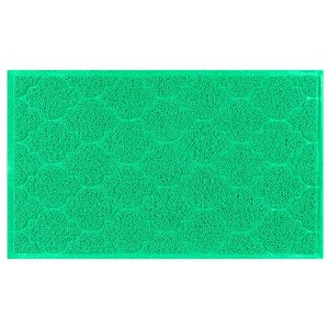 Unique Bargains Low Profile Design Solid Color Durable Dust Front Door Mat - 1 of 4