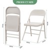 Portable Heavy Duty Camping Chairs with 350Lbs Capacity, Comfortable Padded Seat & Ergonomic Back Support - 3 of 4
