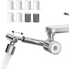 Attop Splash-proof faucet extender, 1080° rotating three-mode aerator with filter, suitable for kitchen/bathroom/children's room + extension adapter - 2 of 4