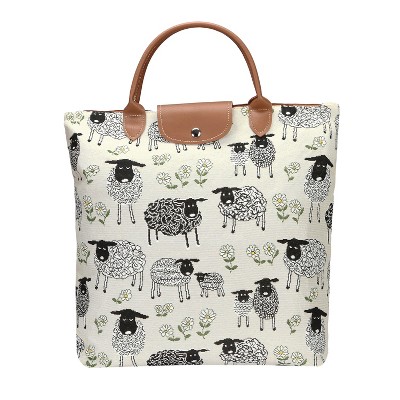 Signare USA Spring Lamb Foldaway Shopping Bag
