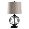 Audrey Metal Ball Cage Table Lamp: No Assembly, UL Listed, 3-Way Switch - StyleCraft - 4 of 4