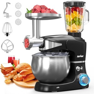 Heynemo 3-in-1 Multifunctional Stand Mixer,400W Kitchen Electric Mixer with 6 Speeds, Tilt-Head, 6.5QT Dough Mixer Machine, Dough Hook, Beater, Whisk - 1 of 4