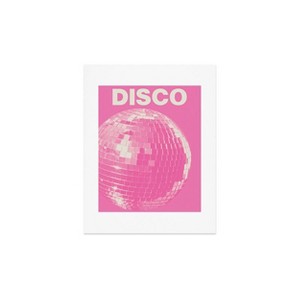 Deny Designs April Lane Art Pink Disco Ball Art Print - 1 of 4