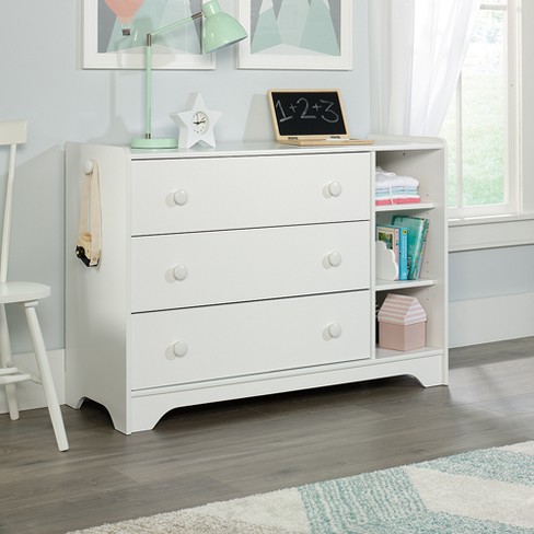 Pinwheel 3 Drawer Chest Soft White Finish Sauder Target