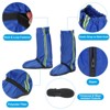 Unique Bargains Waterproof Outdoor Protective Zipper Non-Slip Shoe Gaiters 1 Pair - 4 of 4