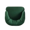 28"W Accent Chair, Modern Velvet Upholstered Barrel Chair Soft Chair with Wooden Legs - ModernLuxe - 4 of 4