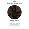 Ultimate Sack 6ft Bean Bag Chair, Oversized Comfortable Indoor Floor Lounger, Giant Foam-Filled Furniture for Relaxing, Brown Suede - 2 of 4