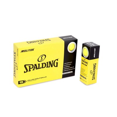Spalding Molitor Golf Balls 30pc - Yellow