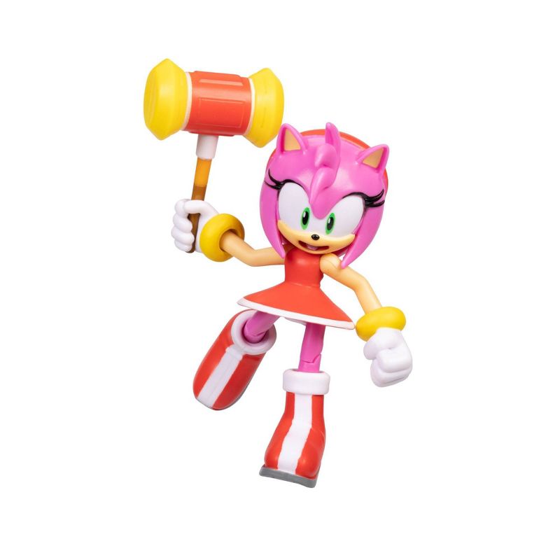 Sonic the Hedgehog Modern Amy with Hammer Wave 6, 4 of 10