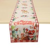 Unique Bargains Christmas Table Runner Polyester Multicolor 71x14 Inch 1 Pcs - 4 of 4