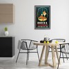 Stupell Industries Vintage Hotel Zurich with Lobster Black Framed Giclee Art - 2 of 4