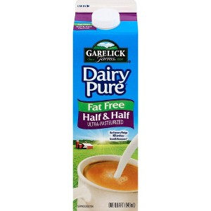 Garelick Farms DairyPure Fat-Free Half & Half - 32 fl oz (1qt) - 1 of 3