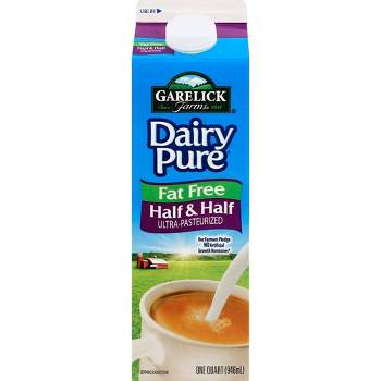 Garelick Farms DairyPure Fat-Free Half & Half - 32 fl oz (1qt)