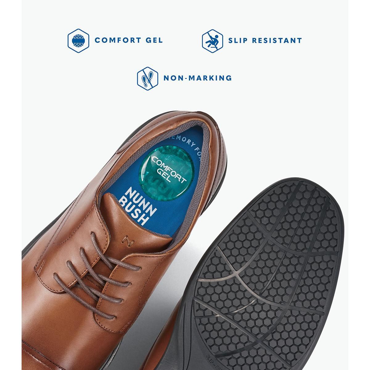 Nunn Bush KORE Pro Men'sCap Toe Oxford - thumbnail 2