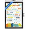 Trends International I'm Happy Framed Wall Poster Prints - 3 of 4