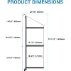 COZONY Heavy-Duty 3-Tier Steel Shipping Container Shelving Bracket, 22"x60", 1100 lbs Capacity, Hanging Storage Rack for Containers & Garages - 3 of 4