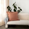 100% French Linen Flanged Euro Sham 26" x 26" | BOKSER HOME - 3 of 4