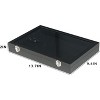 Black Velvet Jewelry Display Tray with Lid, Organizer Storage Case for Necklaces, Bracelets, Rings, and Beads - 2 of 4