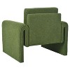 APRILSOUL Upholstered Accent Chair - Ideal for Living Room, Bedroom & Office, with Sturdy Support and Luxurious Comfort, Green - 4 of 4