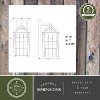 VAXCEL Gage 7-in Black Outdoor Farmhouse Wire Cage Wall Lantern, Dusk to Dawn 1-Light Wall Lamp Sconce with Clear Glass Panels - 4 of 4