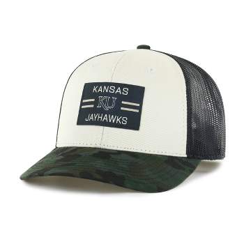 NCAA Kansas Jayhawks Black/Camo Foray Hat