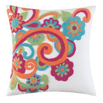C&F Home 16" x 16" Flower Tufted Pillow