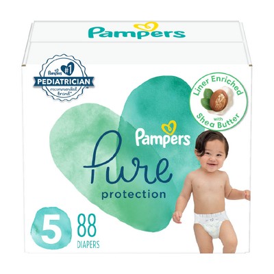 Photo 1 of Pampers Pure Protection Diapers - Size 5, 88 Count