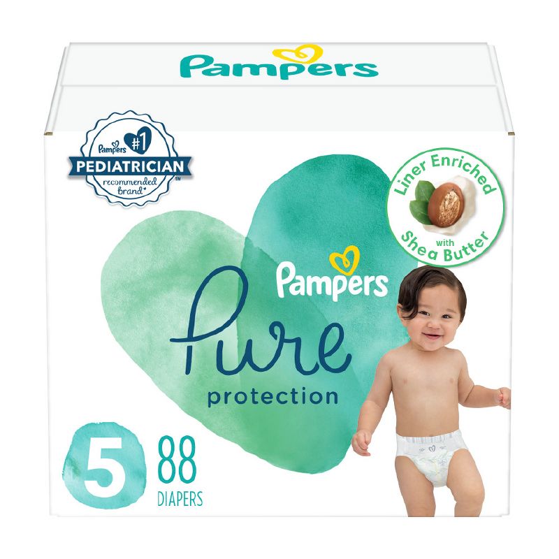 Pampers Pure Protection Diapers - (Select Size and Count), 1 of 20