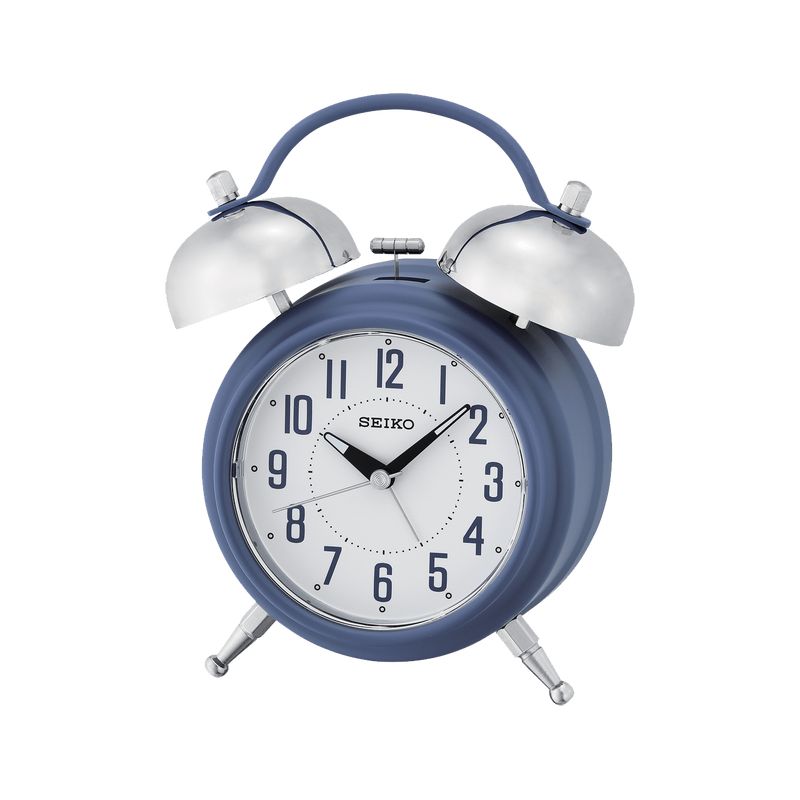 Seiko 7" Deux Bell Alarm Clock, 1 of 6
