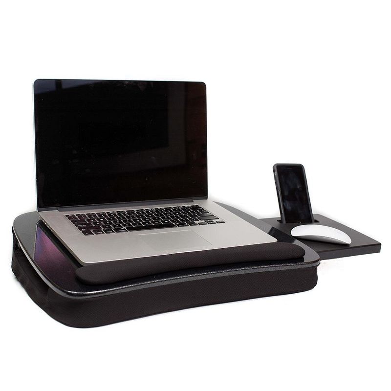 Sofia + Sam Multi Tasking Memory Foam Lap Desk (Black Top) - Supports Laptops Up to 15 Inches, 5 of 9