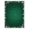 Christmas Snowflake Area Rug, Indoor Floor Carpet Washable with Non Slip Backing, Low Pile Stain Resistant Floor Mat for Living Room, Nursery - 3 of 4