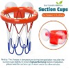 Bathtub Basketball Set for Toddlers with 4 No Hole Balls Strong Suction Cups Bath Toy - 2 of 4