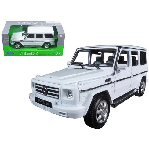 Mercedes Benz G Class Wagon White 1 24 Diecast Model Car By Welly